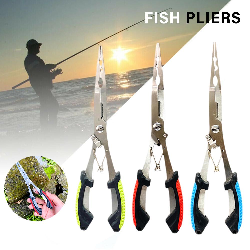 Fishing Pliers Long Nose Stain - Fishing Equipment Cheap ulasan dan harga