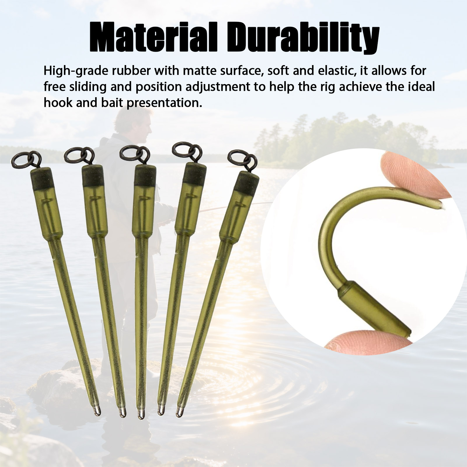 9KM PVA Bag Stems For Carp Fis - Ice Fishing Tip Up ulasan dan harga