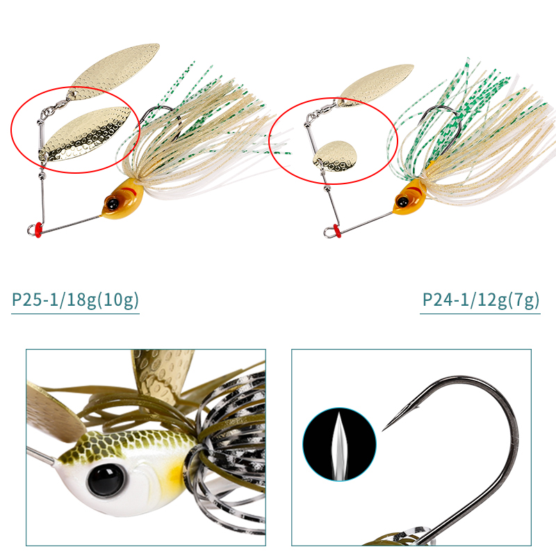 TSURINOYA Spinner Bait Buzzbai - Fishing Equipment Brands ulasan dan harga