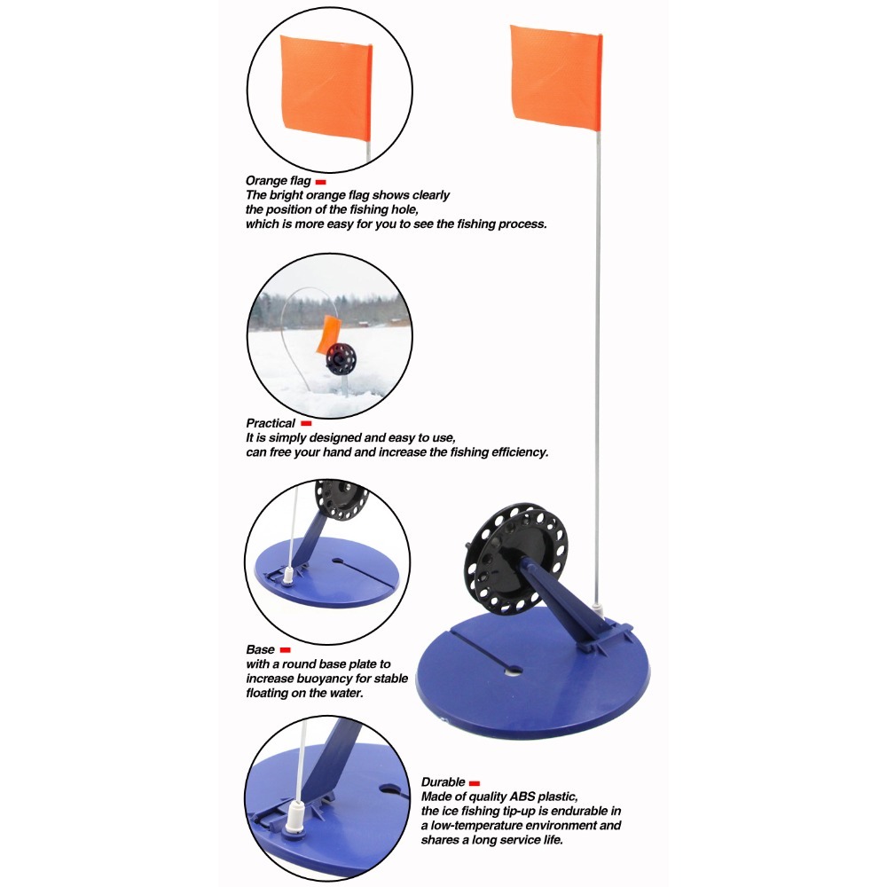 1PC Automatic Ice Fishing Plat - Ice Fishing Tip Up ulasan dan harga