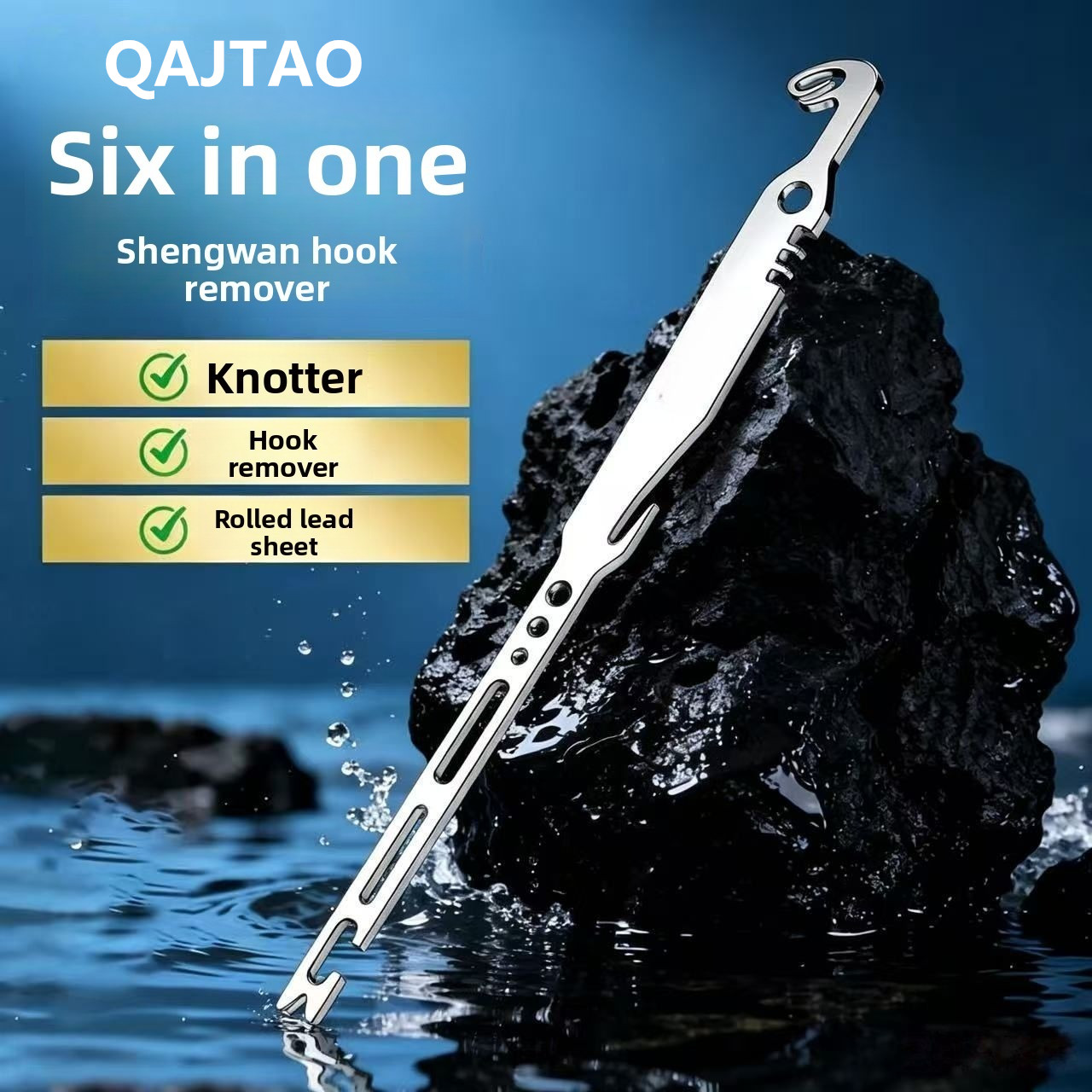 QAJTAO 4 Pieces 6-in-1 Stainle - Fishing Equipment Price ulasan dan harga